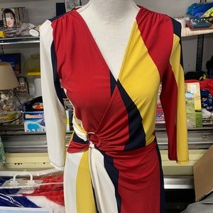 Boston Proper Colorful Maxi Dress